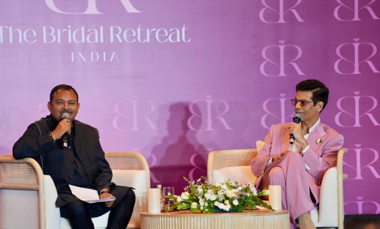 L to R-Samit_Garg, Managing_Director -Bridal_Retreat and Karan_Johar