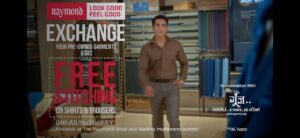 raymond look good feel good x goonj, a voice an effort