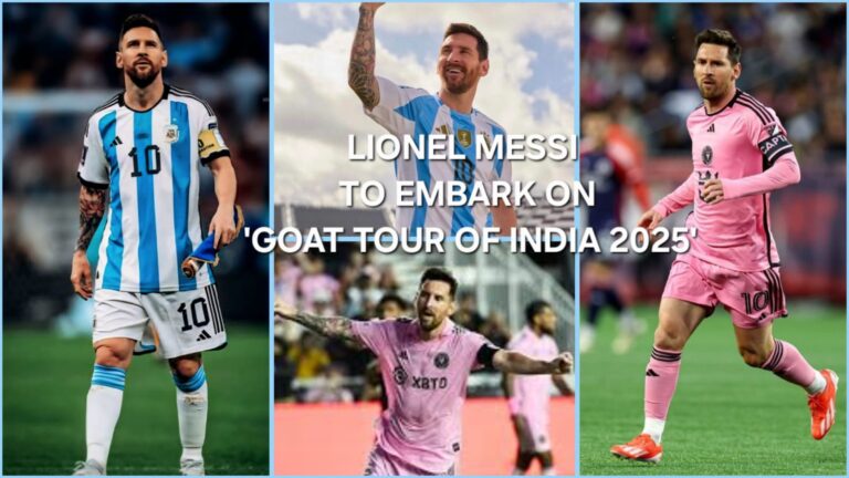 lionel messi to embark on 'GOAT TOUR OF INDIA 2025'