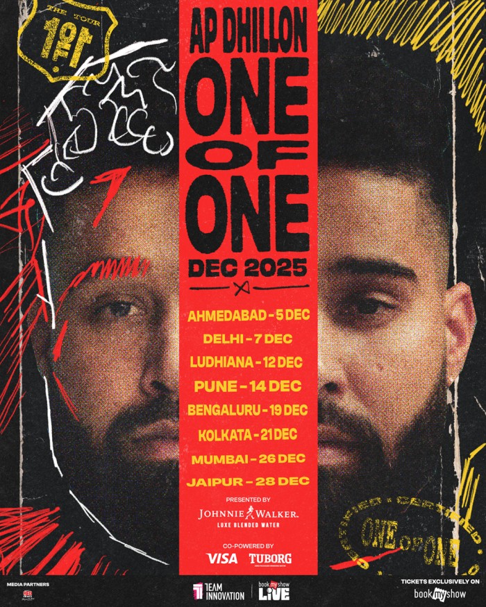 AP Dhillon Announces His Biggest Ever India Tour ‘One of One’, spanning 8 cities (1)