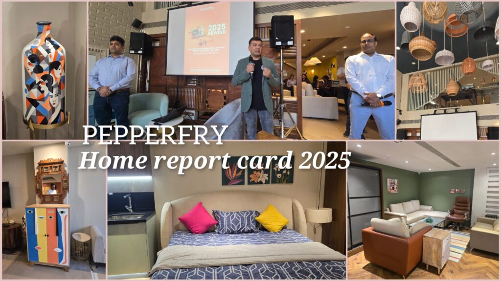 Pepperfry launches 2025 Rewind Report Decoding How Indian Homes Evolved City by City, Room by Room.