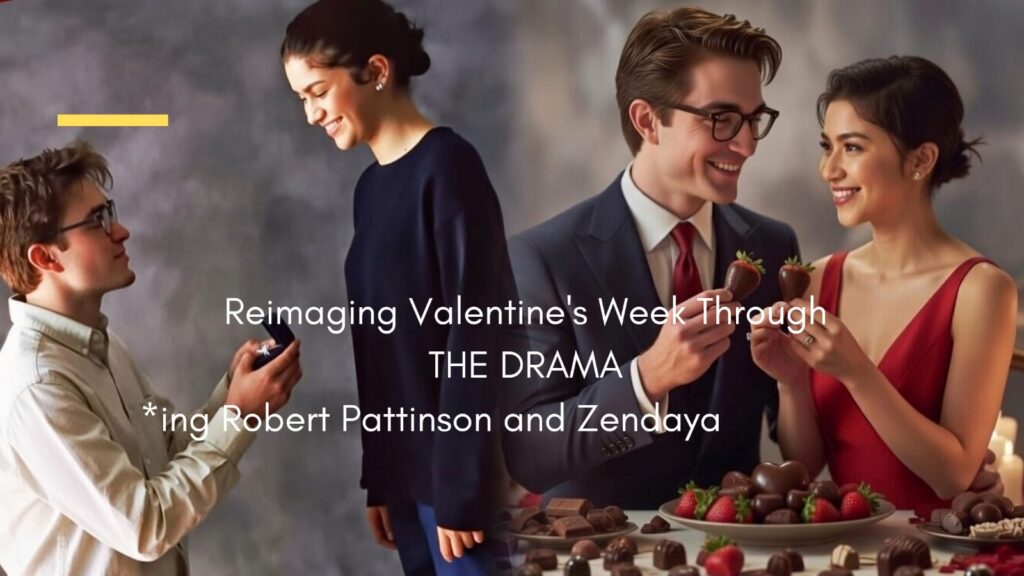Robert Pattinson and Zendaya in The Drama – a modern love story exploring emotions of Valentine’s Week