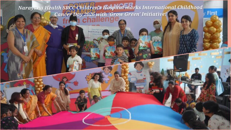 Narayana Health SRCC Marks International Childhood Cancer Day 2026 with "Grow Green" Initiative