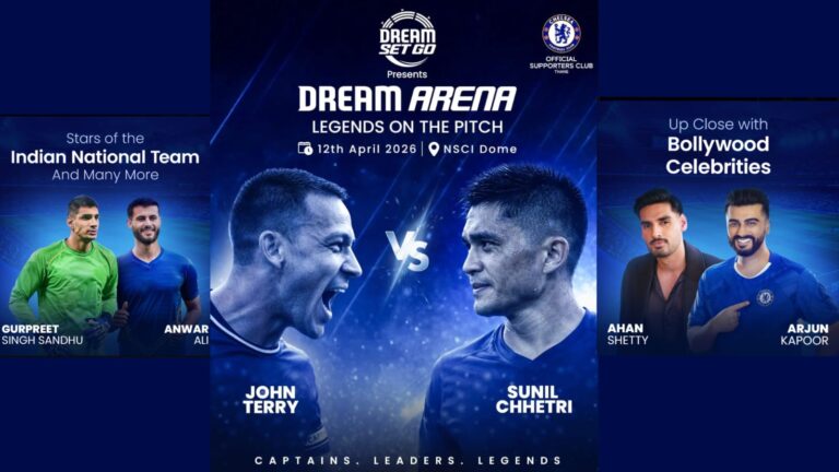 Dream Arena Football match john terry vs sunil chhetri in mumbai