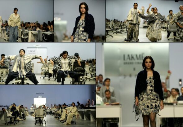 Lakmé x péro grand finale Lakmé Fashion Week 2026 Mumbai runway show Aneet Padda