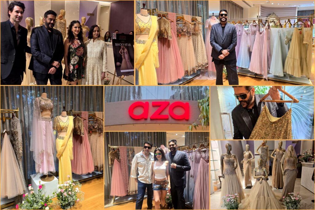 Rocky S returns to Aza fashion in baroque Couture & Global Glamour