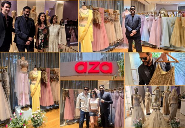 Rocky S returns to Aza fashion in baroque Couture & Global Glamour