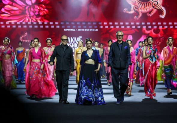 SATYA PAUL X ADITI RAO HYADRI AT THE LAKME FASHION WEEK X FDCI MARCH 2026 SHOWING