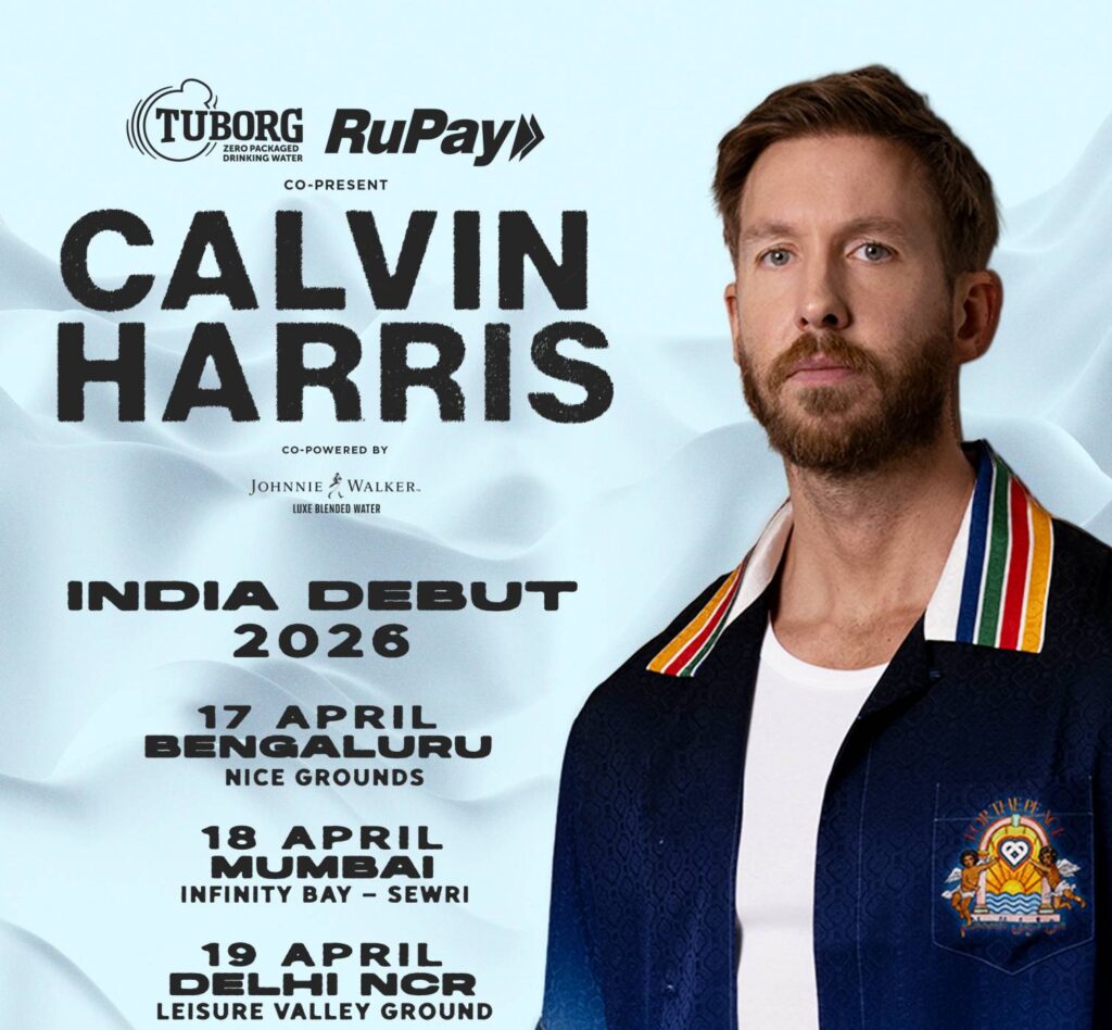 Calvin Harris’ India debut gets bigger Sunburn and BookMyShow Live announce expanded three-City tour for Summer 2026 (1)