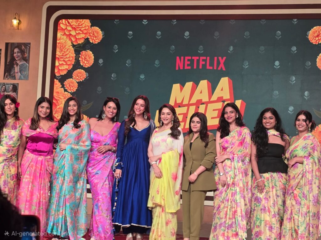 Maa Behen trailer launch with madhur dixit dhak dhak dance