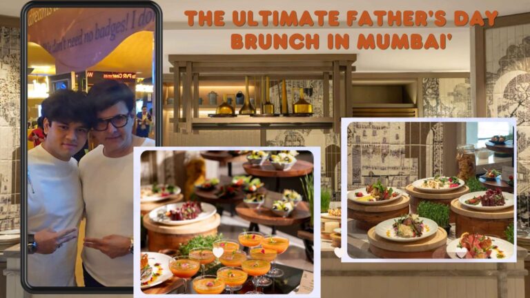 Father's Day brunch in Mumbai Savvy Jeehan and Dinesh Bajaj lifestyle blogger trio