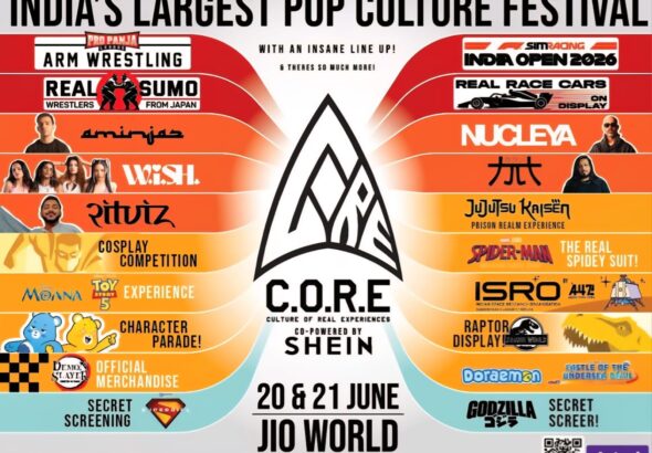 india's largest pop culture festival CORE