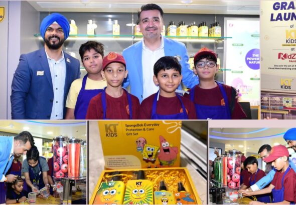 KT Kids clinically tested personal care products range at KidZania Mumbai