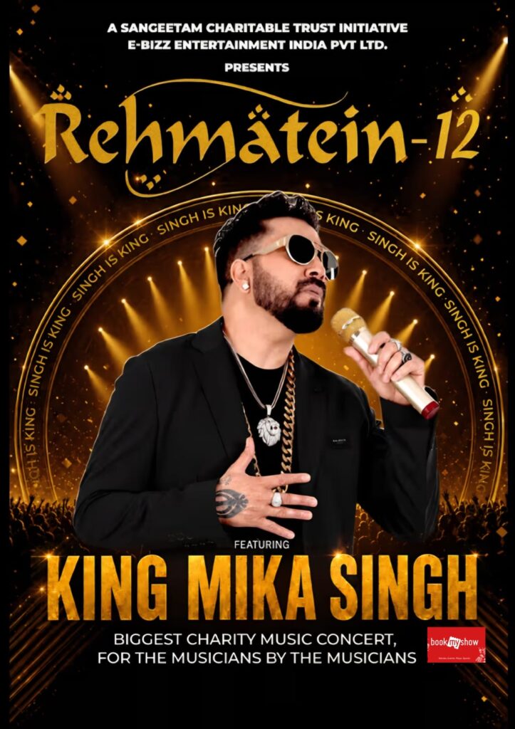 Rehmatein by King Mika Singh coming up Book tickets on Bookmyshow.com