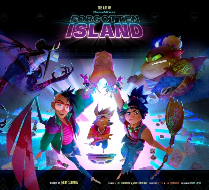 Forgotten Island 2026 DreamWorks movie poster featuring Jo Raissa and Raww (1)