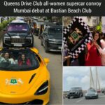Queens Drive Club all-women supercar convoy Mumbai debut at Bastian Beach Club Juhu September 2026"