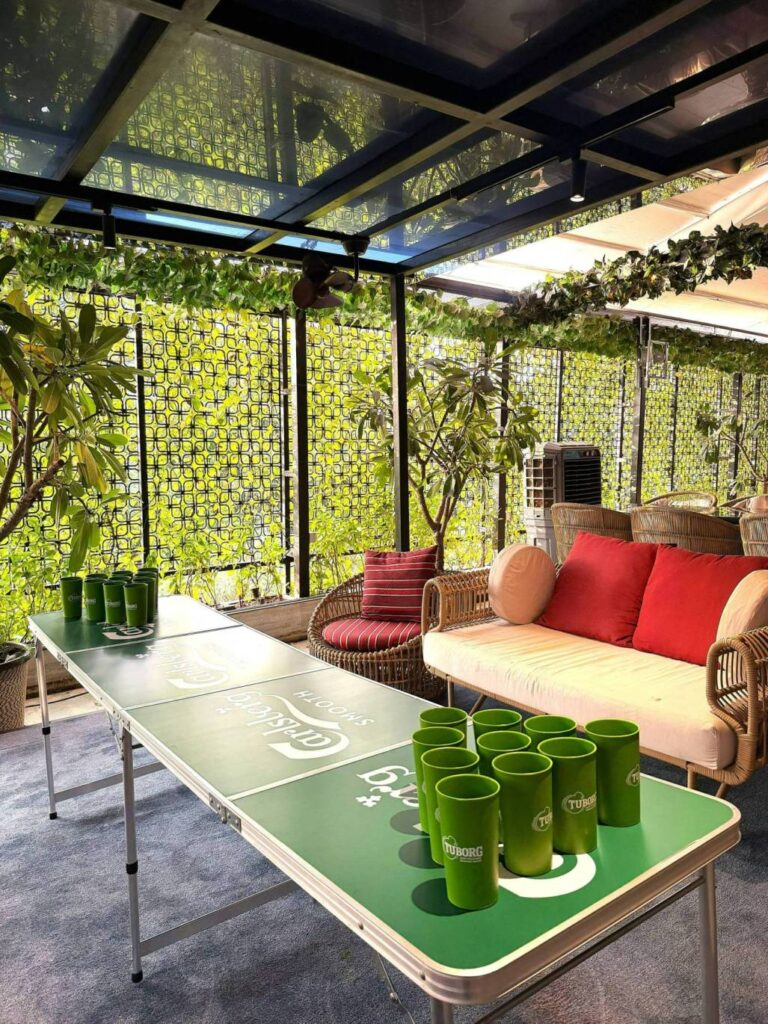The Tiffin Terrace at ICONIQA hosts showdown with the Mumbai Beer Pong Championship for Oktoberfest