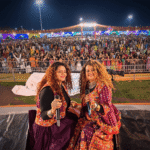 Divya Raas Navratri 2026 poster — 10 days of Garba and Dandiya at Inorbit Mall, Malad, Mumbai, 11th to 20th October 2026, featuring singer duo PreetyPinky
